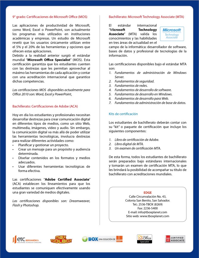 Hoja volante Parte II