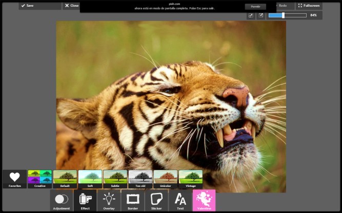 Pixlr [Pantalla Efectos]