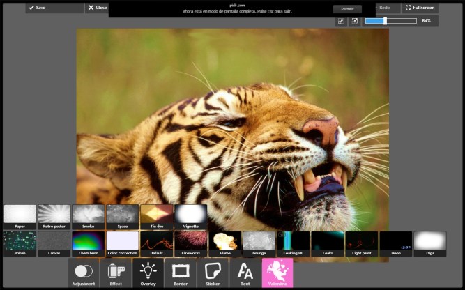 Pixlr [Pantalla Superposición]