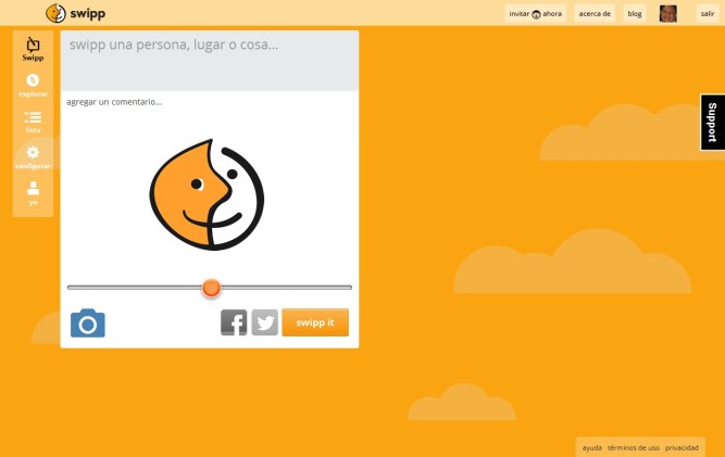 Swipp [Pantalla de trabajo]