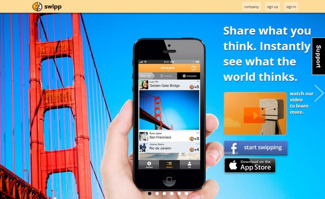 Swipp [Pantalla principal]