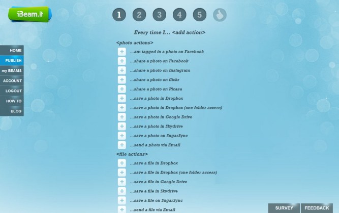 iBeam.it [Pantalla publicación]