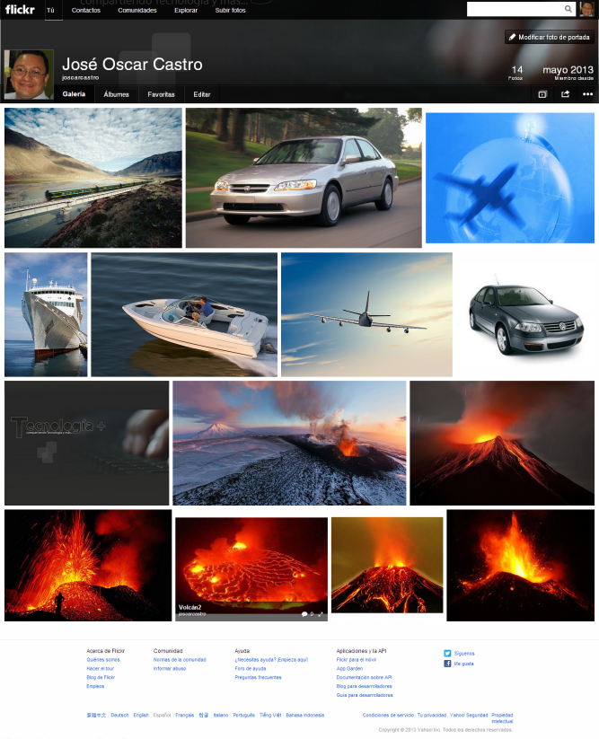 Flickr [Pantalla ejemplo]