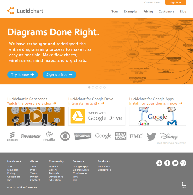 Lucidchart [Pantalla principal]