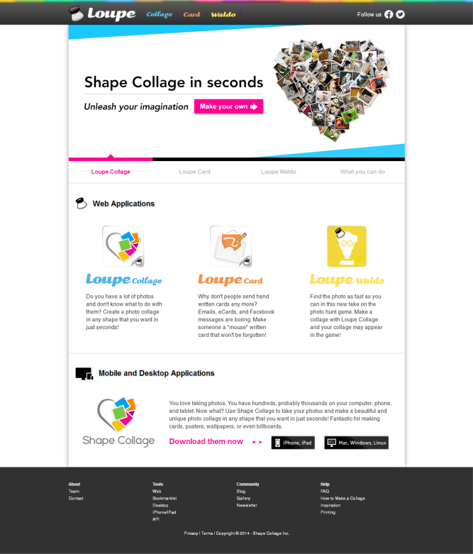 Loupe [Pantalla principal]