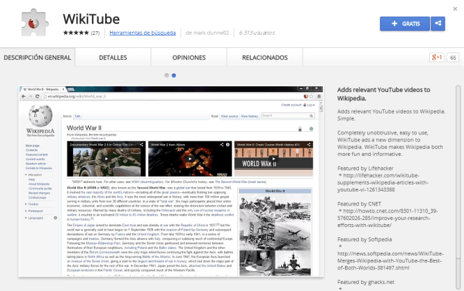 WikiTube [Pantalla de instalación]