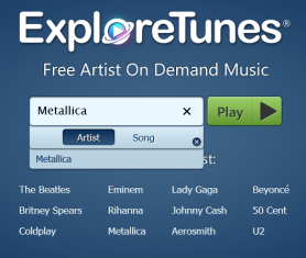 ExploreTunes [Ejemplo de búsqueda]