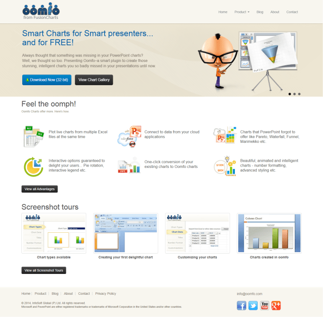 Oomfo [Pantalla principal]