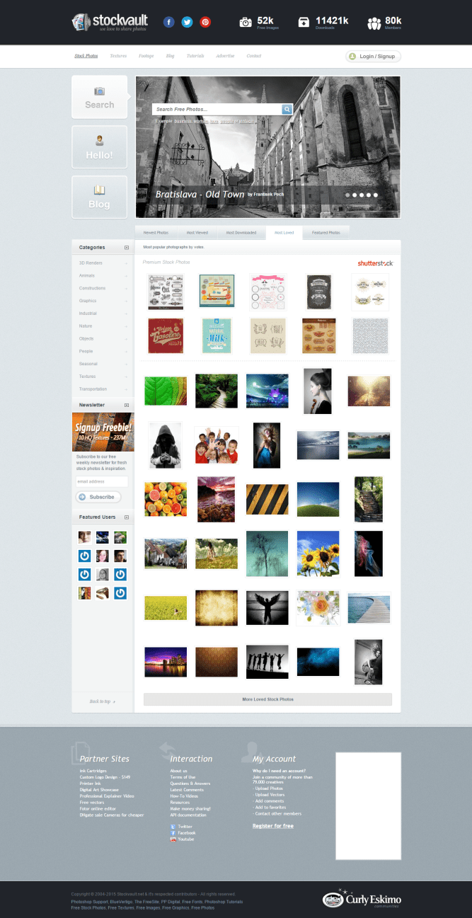 Stockvault [Pantalla principal]