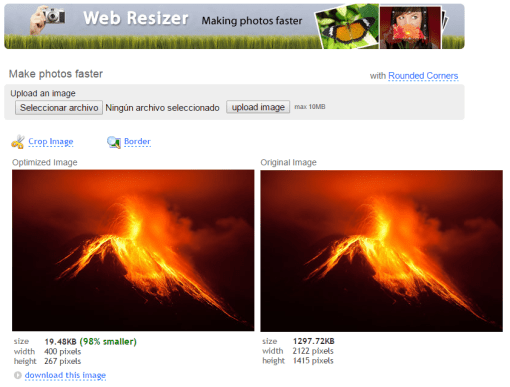 WebResizer [Imagen optimizada]