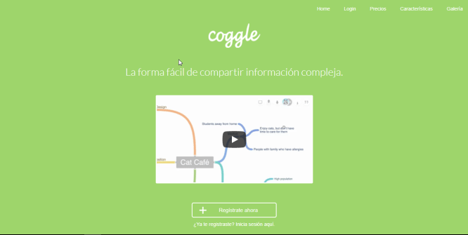 Coggle [Pantalla inicial]