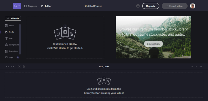 Creación de un nuevo video